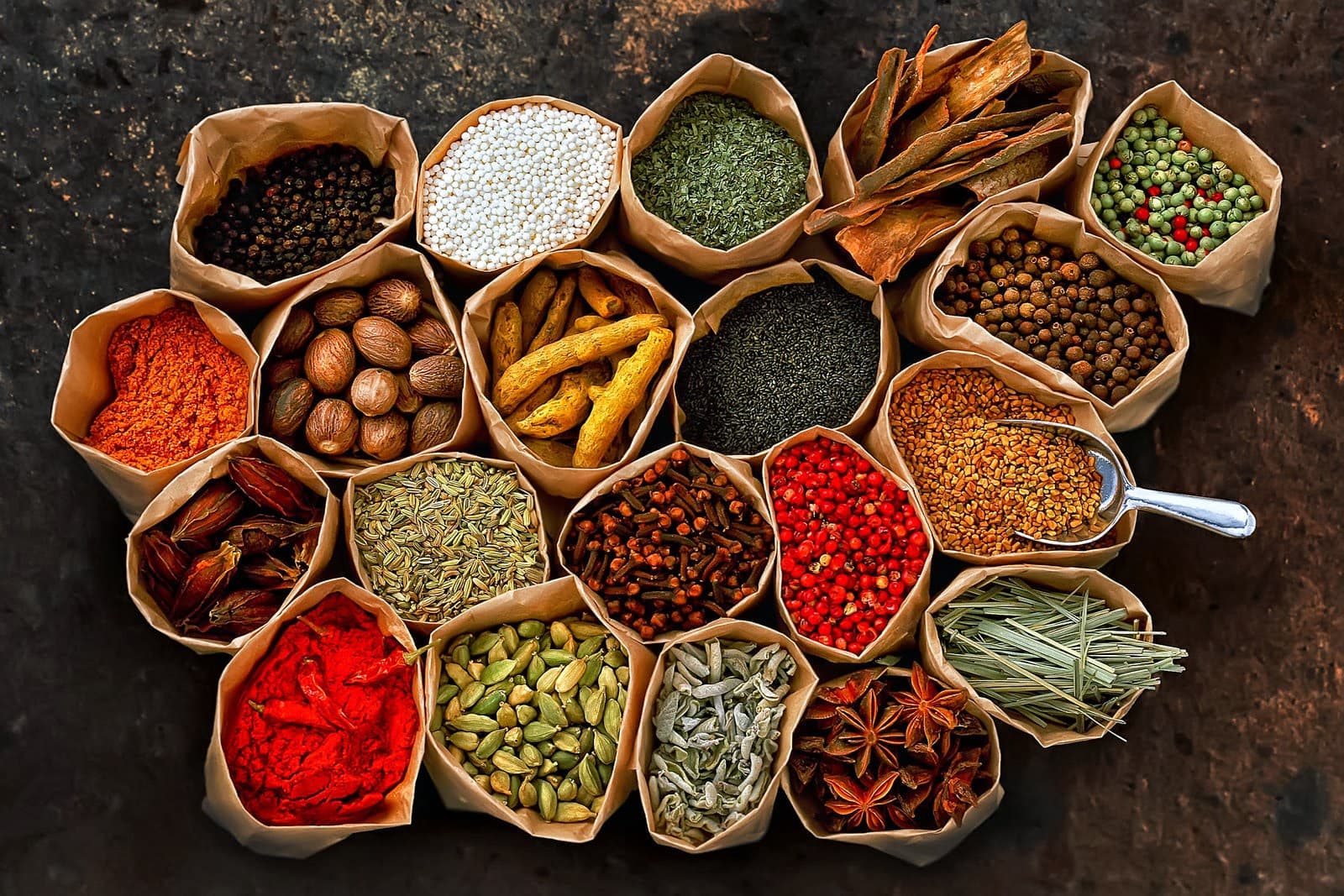 All Kind Of Indian Spices and Natural Herbs
